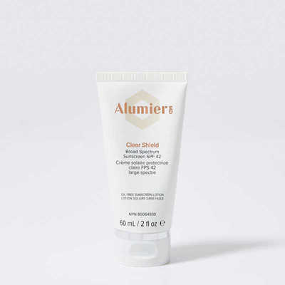 Link to: https://www.alumiermd.ca/products/clear-shield-broad-spectrum-sunscreen-spf-42?code=BVXG2TQV 